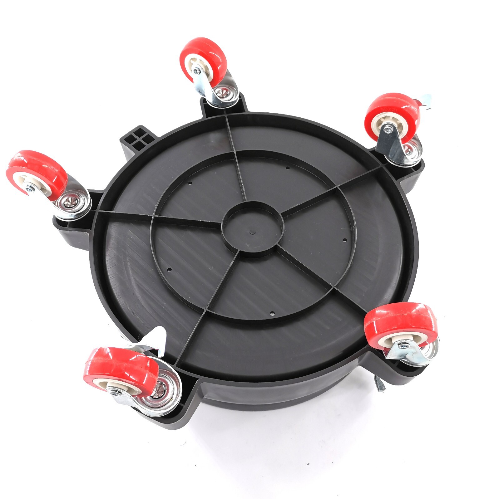 Heavy Duty 5 Gallon Auto Drive durable Bucket Dolly Mop Wash Drum Cart Rolling.