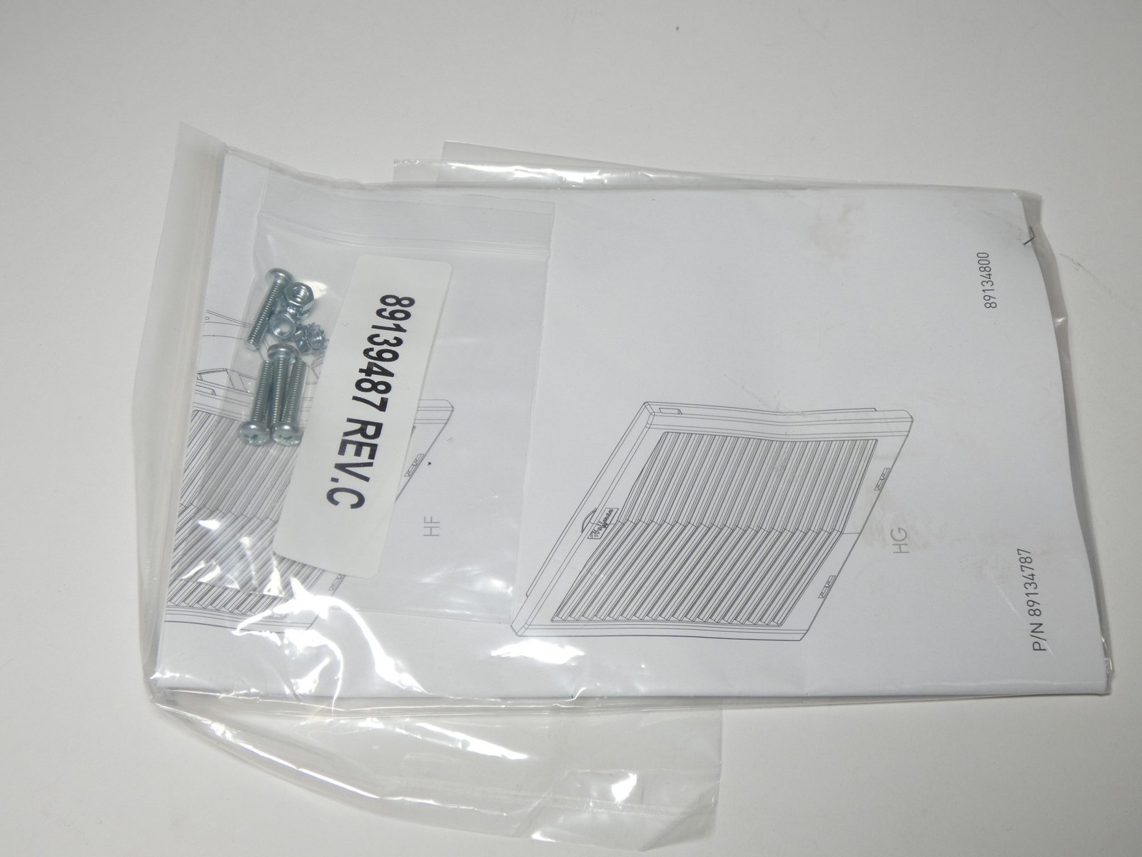 nVent Hoffman HG0400403 34324 Filter Exhaust 4″ Grill Kit IP54 9011 – NEW Sur…