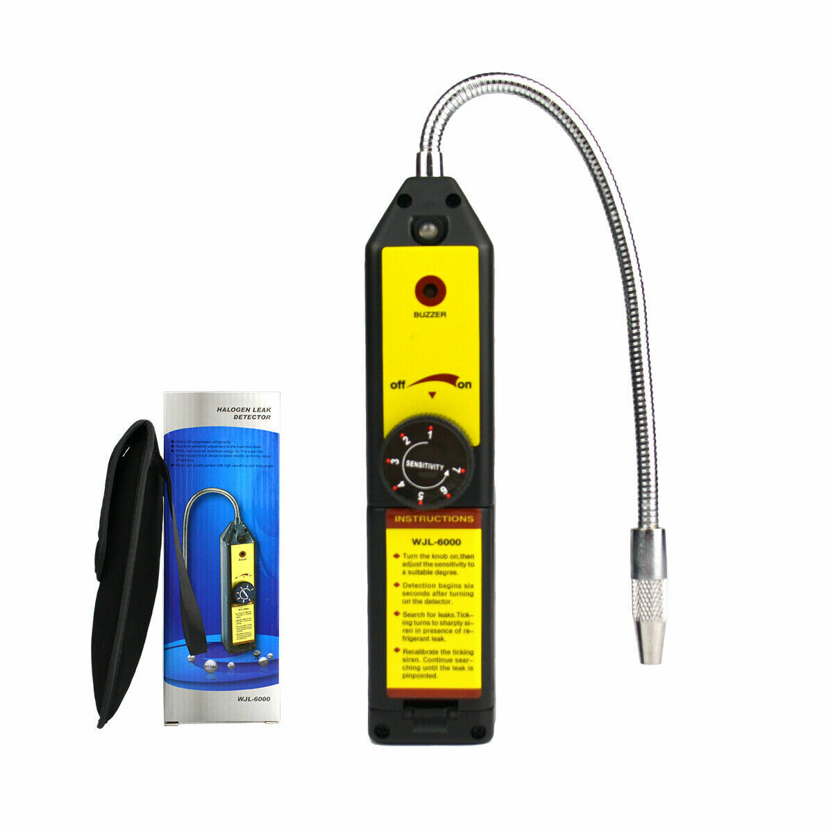 FAVORCOOL WJL-6000 AC Freon Halogen Leak Detector Refrigerant R22 R410A R134A