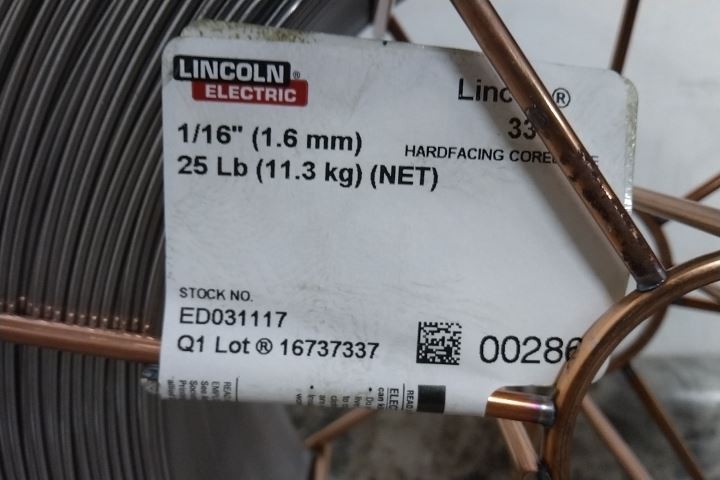 Lincoln Electric ED031117 1/16 In Wire Dia 25 Lb Hardfacing Flux-Cored Wire