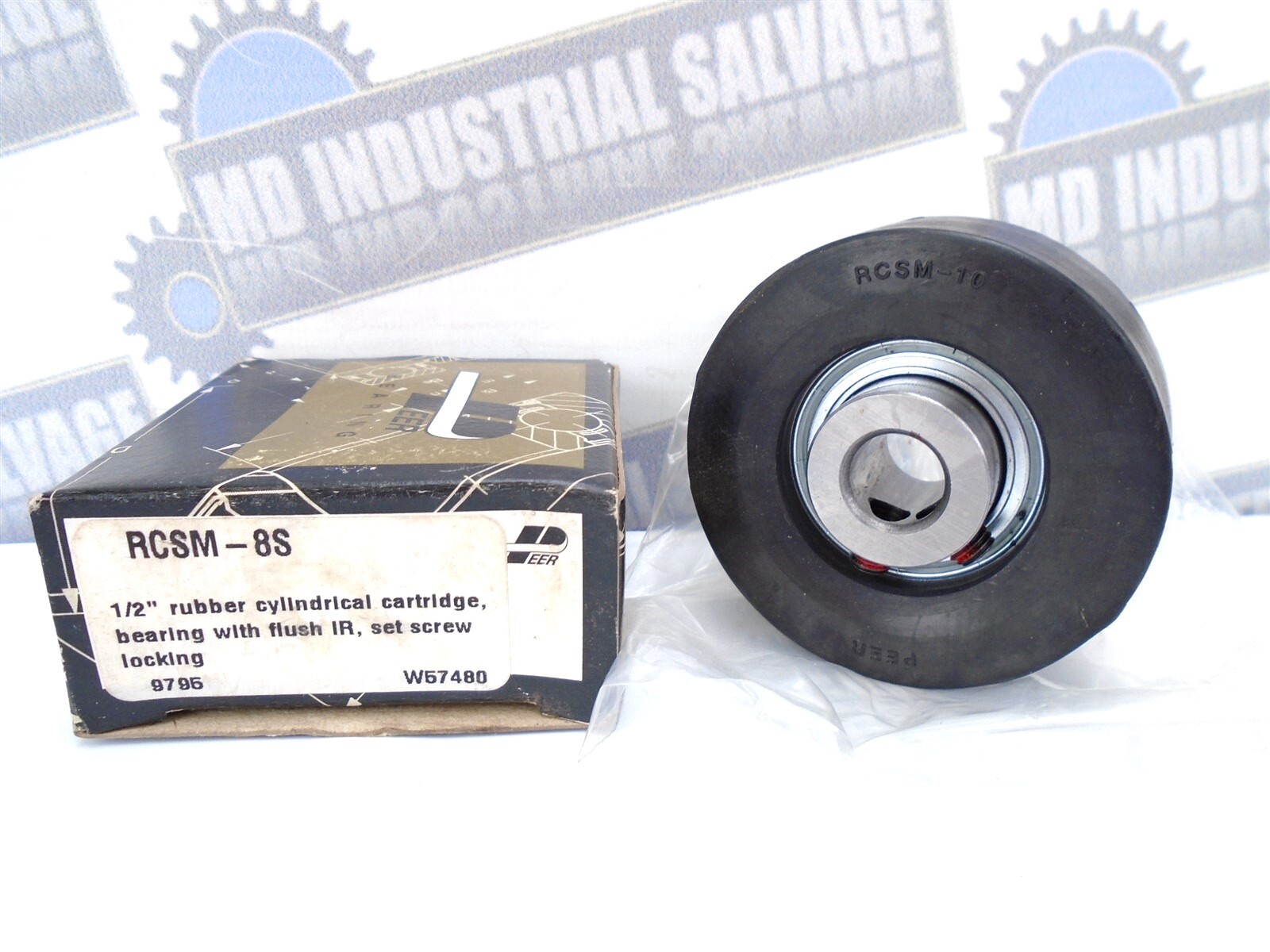 PEER Bearing – RCSM-8S – 1/2″ Bore – 2.5313″ OD – Normal Duty – (NEW IN BOX)