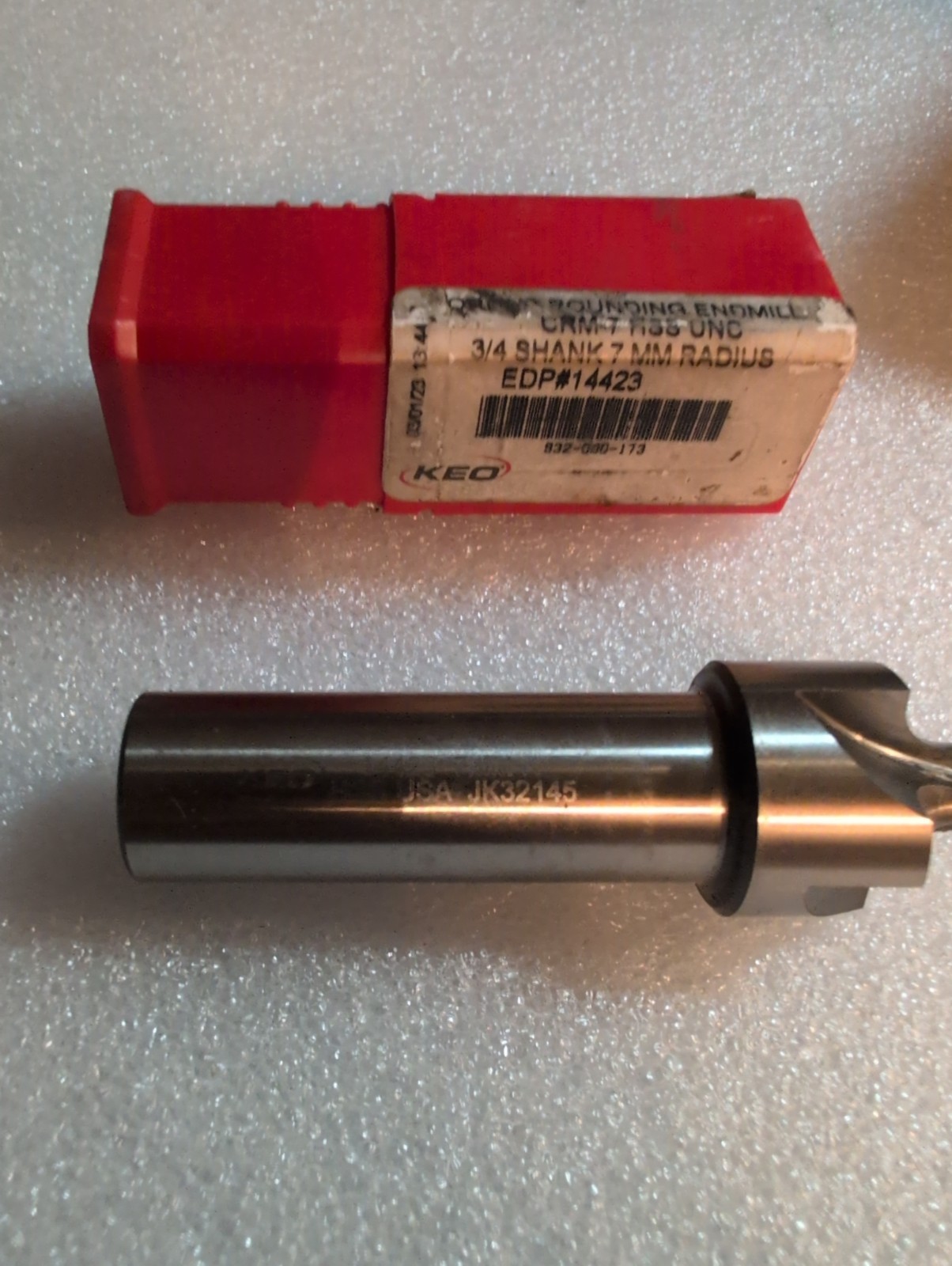 Keo EDP 14423 7mm Corner Radius End Mill 3/4 Shank