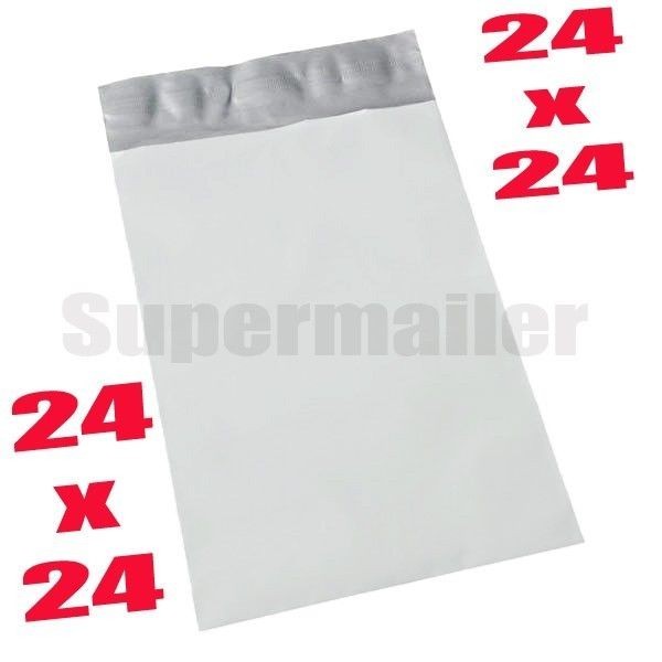 Lot 10 Large 24 x 24 , 6×9 Poly Plastic Mailing shipping Mailer Bags Envelopes