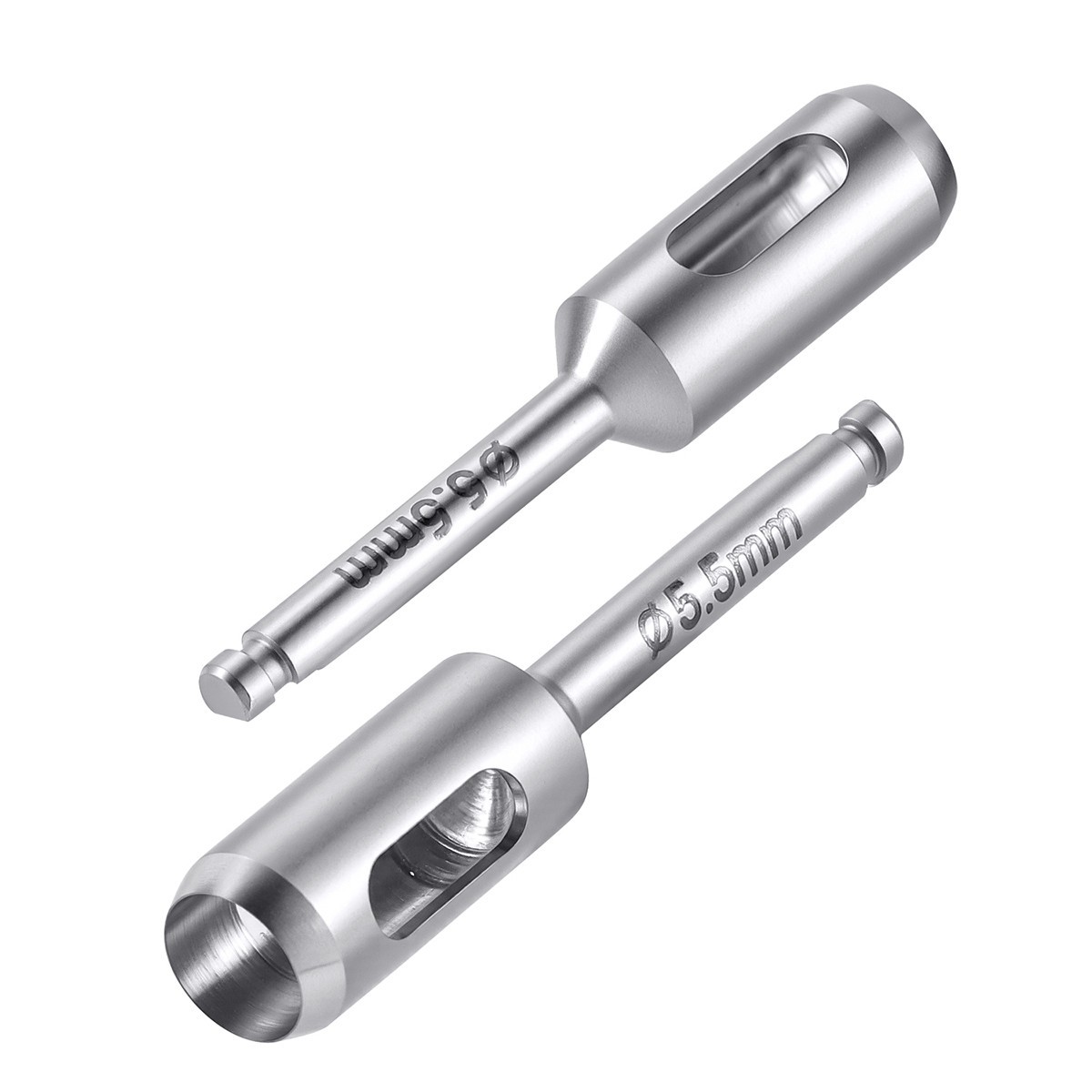 5 Pcs Dental Implant Tissue Punch Kit set Surgical Surgery With Box Holder