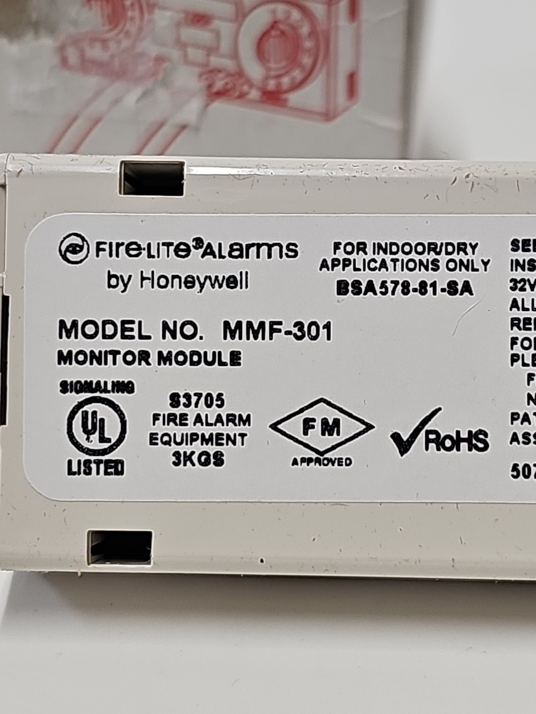 Fire-Lite MMF-301 Addressable Monitor Module Fire Alarm Honeywell NEW