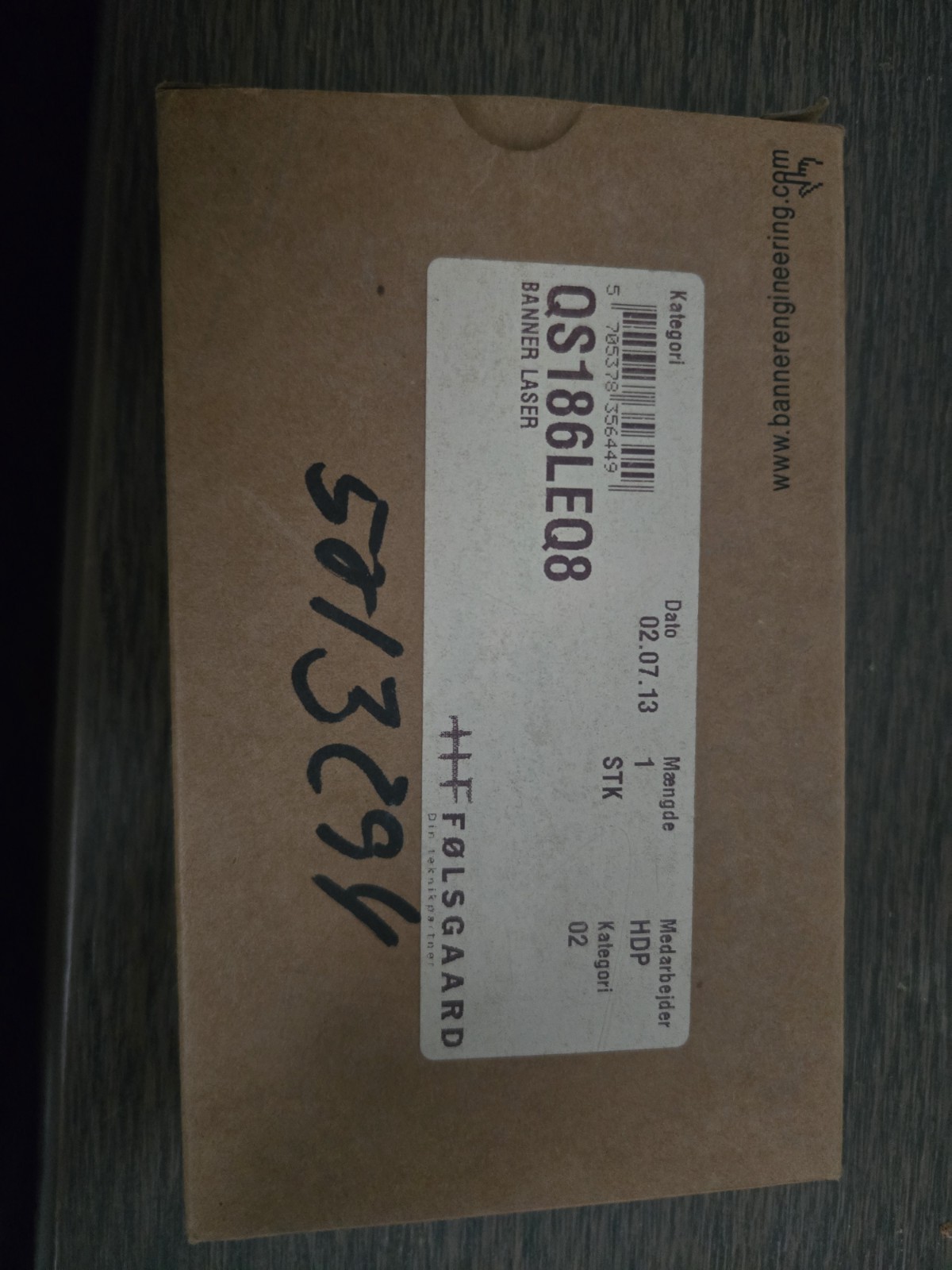 Banner QS186LEQ8 Photoelectric Sensor
