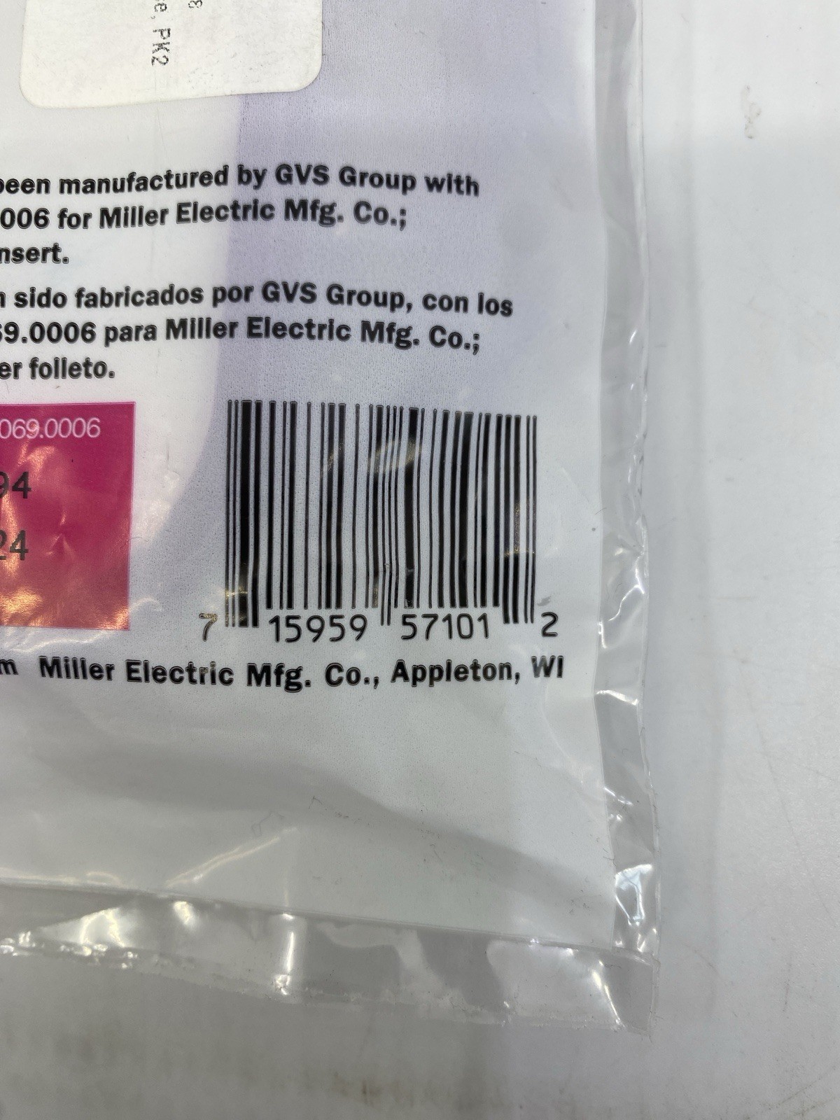 Miller P100 Filter for LPR-100 – SA00818 (2 Pack) Lot of 2 (expired 11/24)