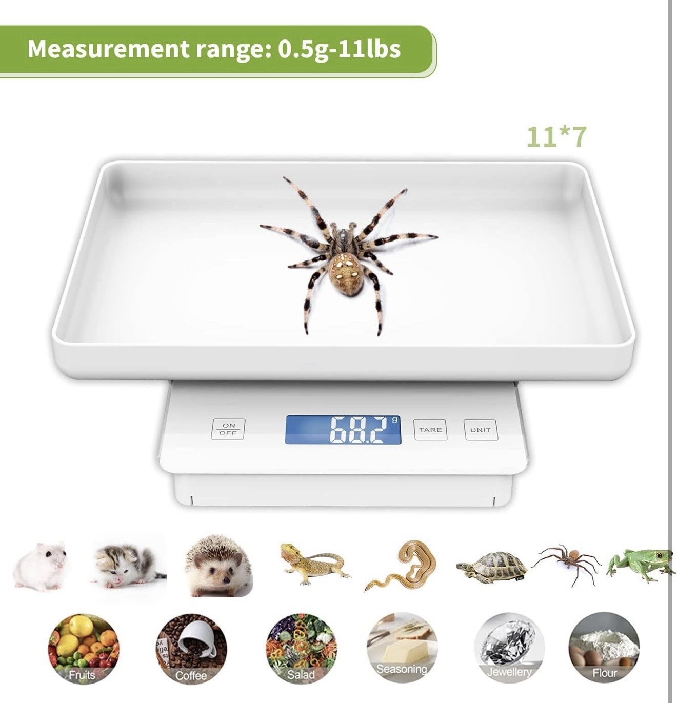 11lbs/0.1g Pet Scale for Small Animal High Precision 0.003oz New