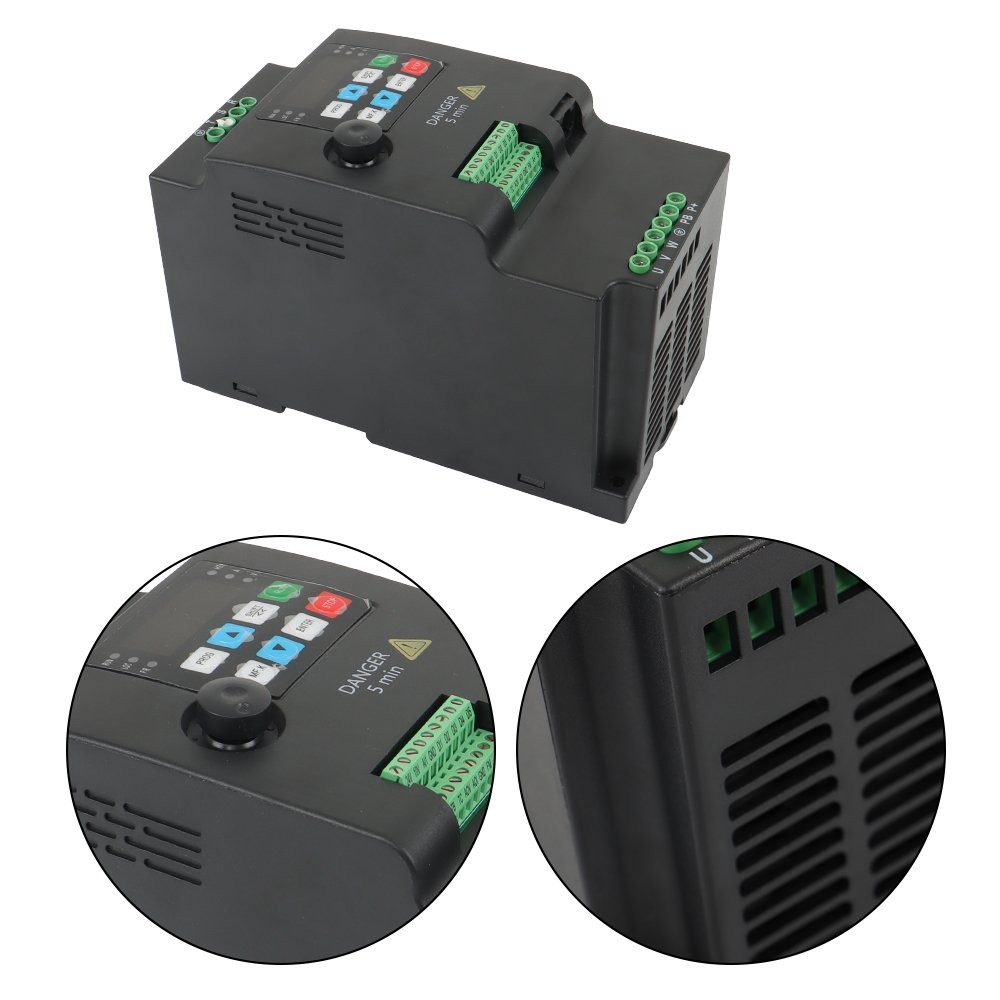 Variable Frequency Drive 3.7KW 1 To 3 Phase VFD 4HP Inverter Converter 220V New