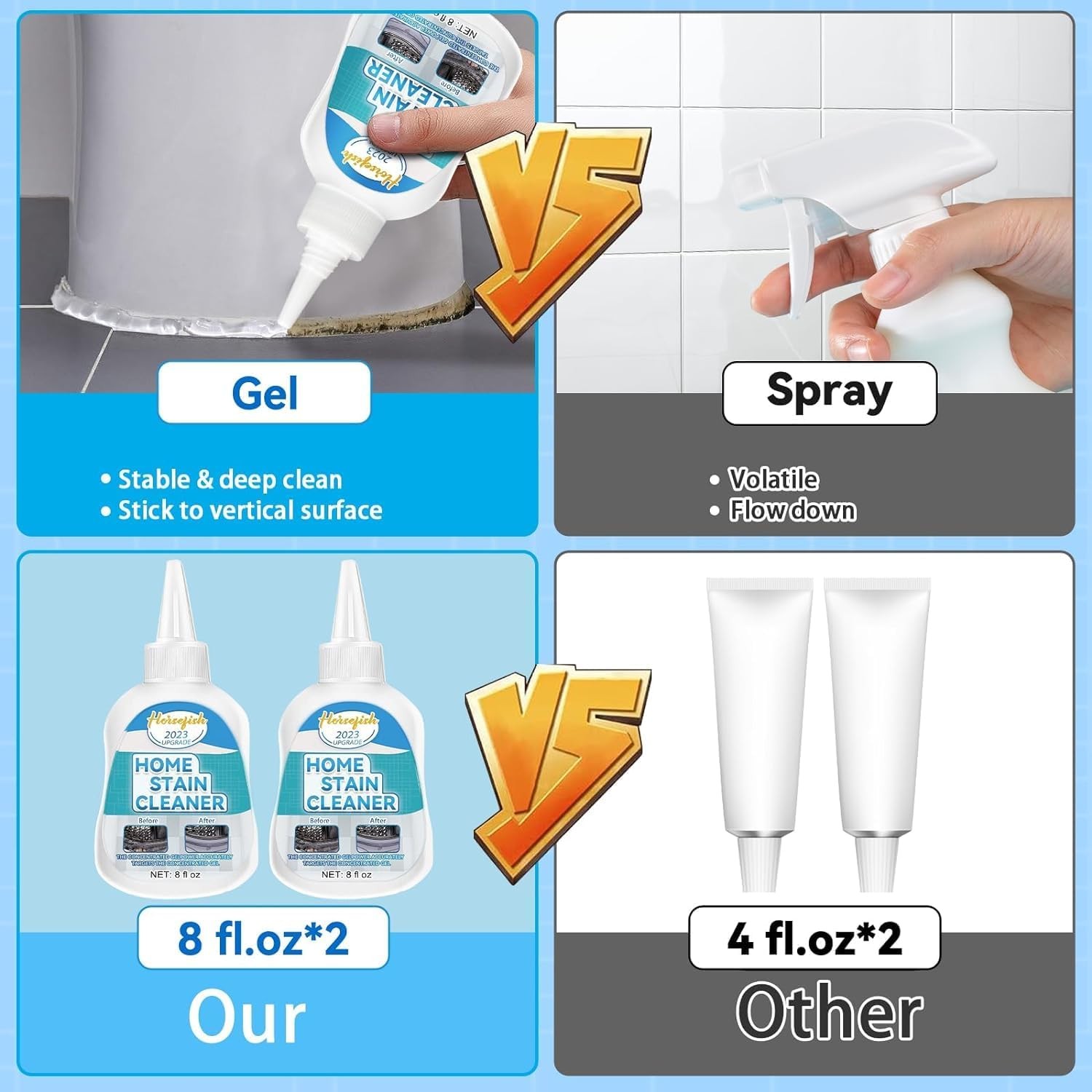 Home Remover Gel, 8 Fl Oz Household Washing Machine 8 (Pack of 1)