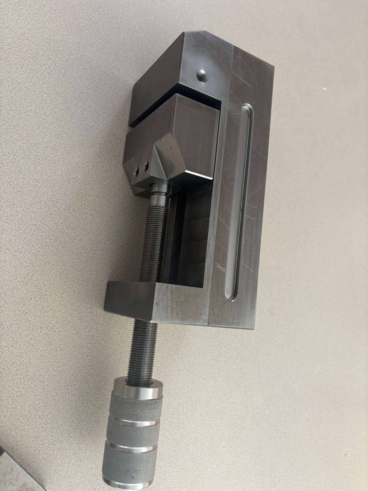 Custom Grinding Vise 7.1″ x 3.0″ x 2.875″ Hardened A-2 Tool Steel (unfinished)