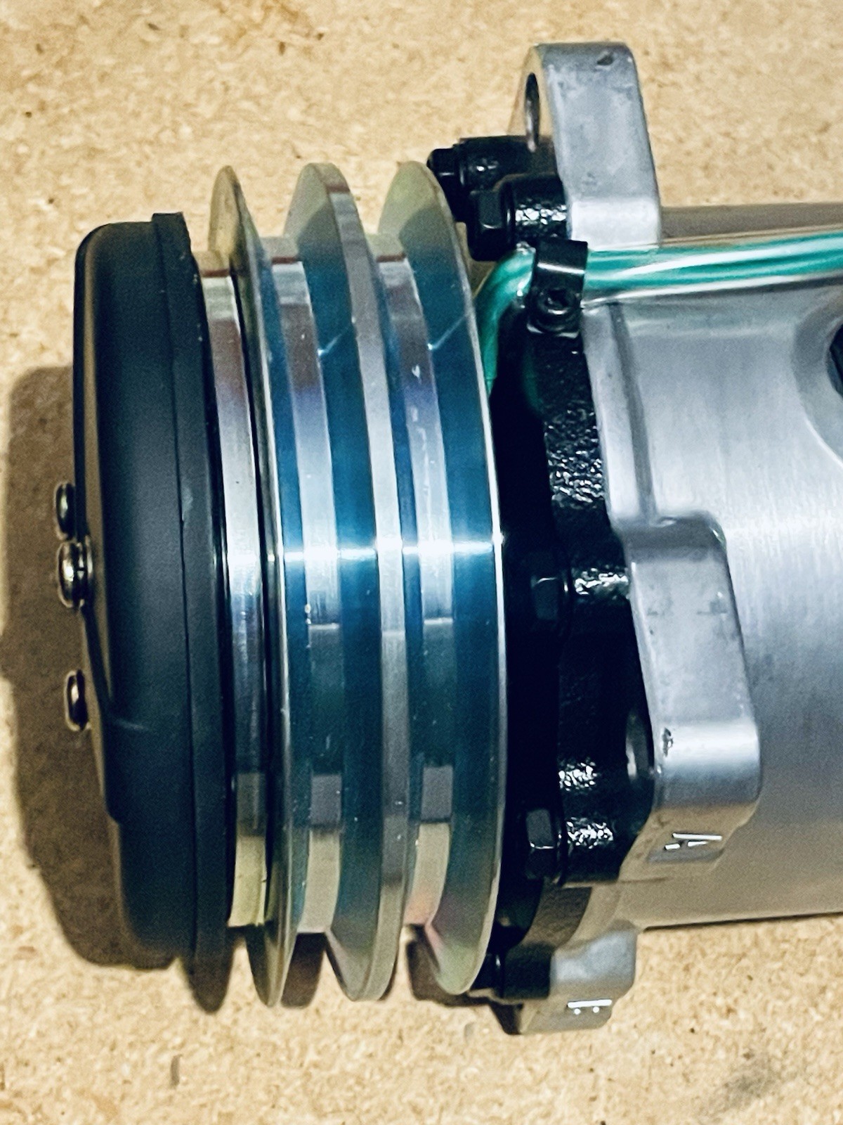 Genuine Sanden SD7H15 Compressor, 2 Groove Clutch – New Fits Massey Ferguson