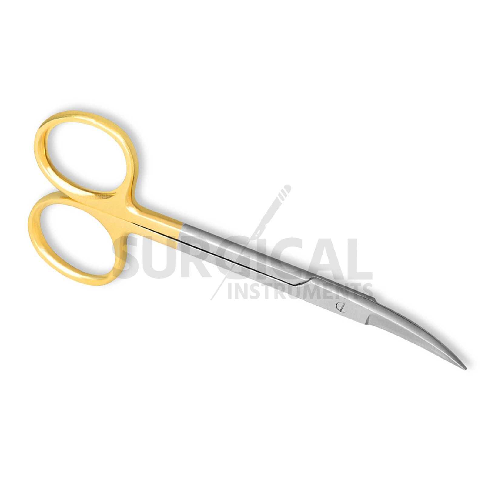 2 T/C IRIS MICRO SURGICAL SCISSORS STRAIGHT+CURVED German Grade