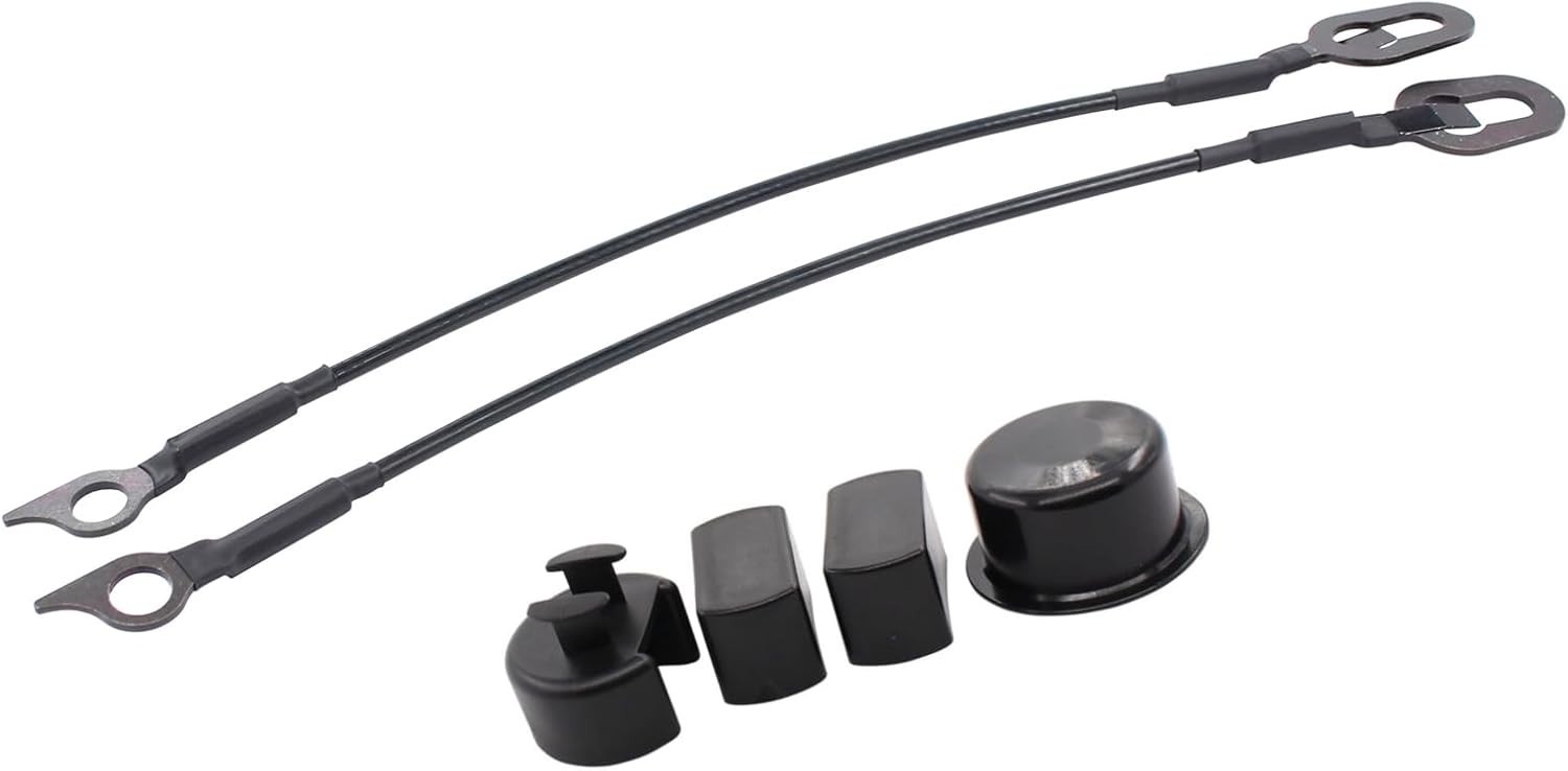 Rear Tailgate Cables and Hinge Pivot Bushing Insert Kit for 1500 1996-2001 2500