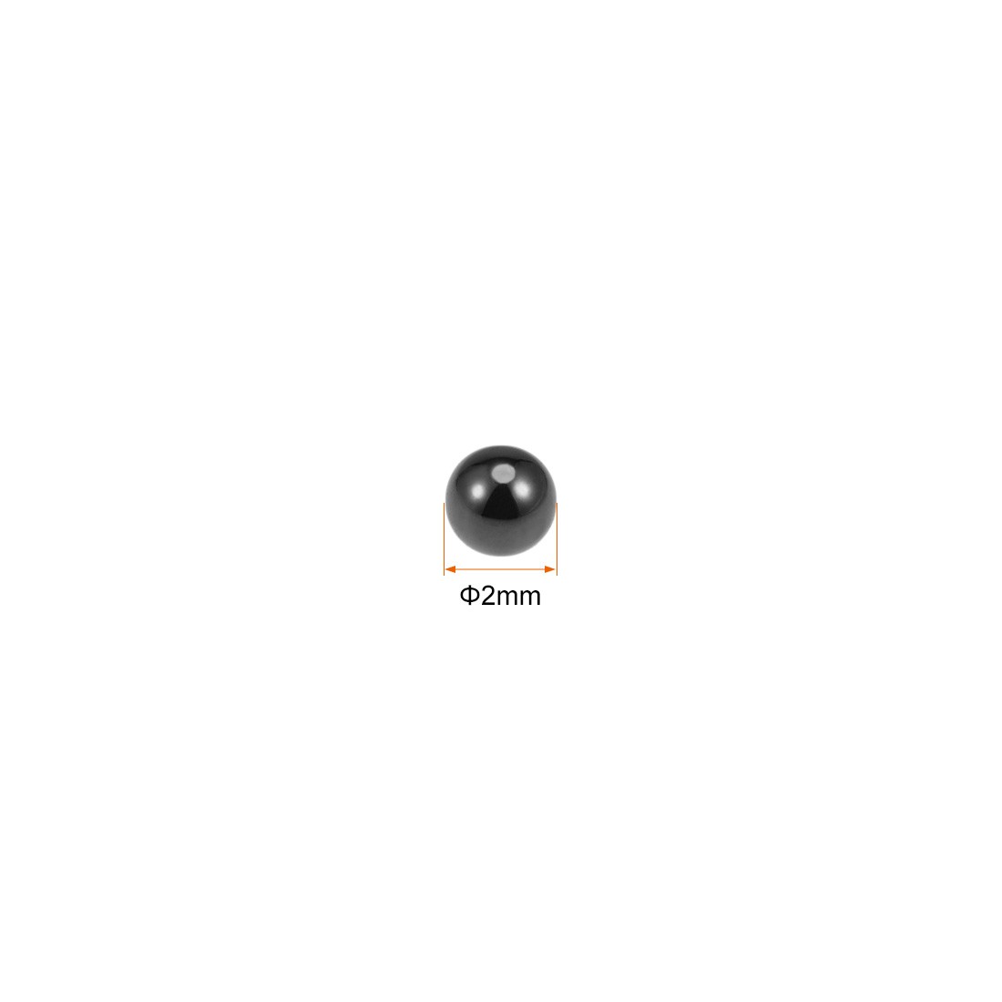 2mm Ceramic Bearing Balls, Si3N4 Silicon Nitride Ball G5 Precision 10pcs
