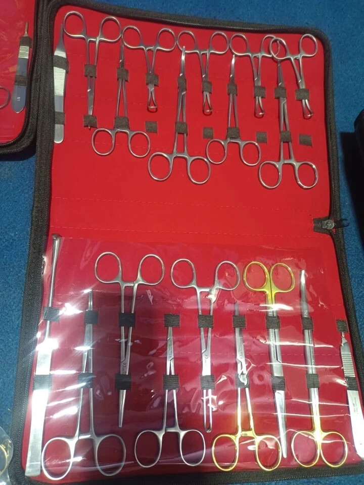 19 PCS HIGH QUALITY MADE GENRAL SURGERY INSTRUMENTS SETS