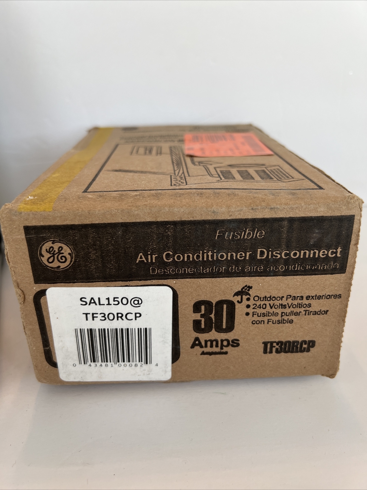 GE 30-Amp Fusible Enclosed Molded Case Switch Disconnect