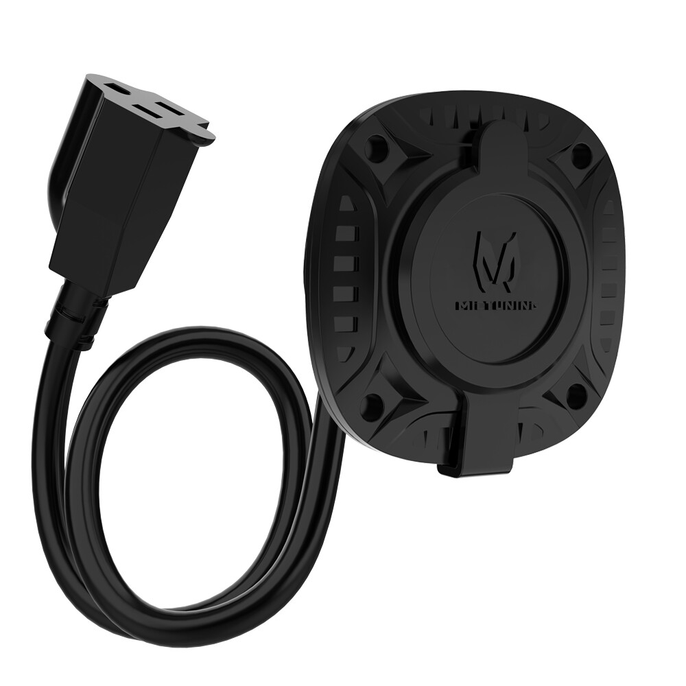 13AMP 125V AC Power Port Cord Plug RV Flanged Inlet Shore Power Receptacle USA