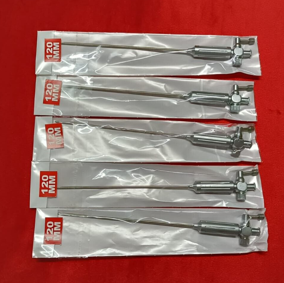 Laparoscopic Veress Needle 120mm SS Best Quality Reusable Instrument – 5pc