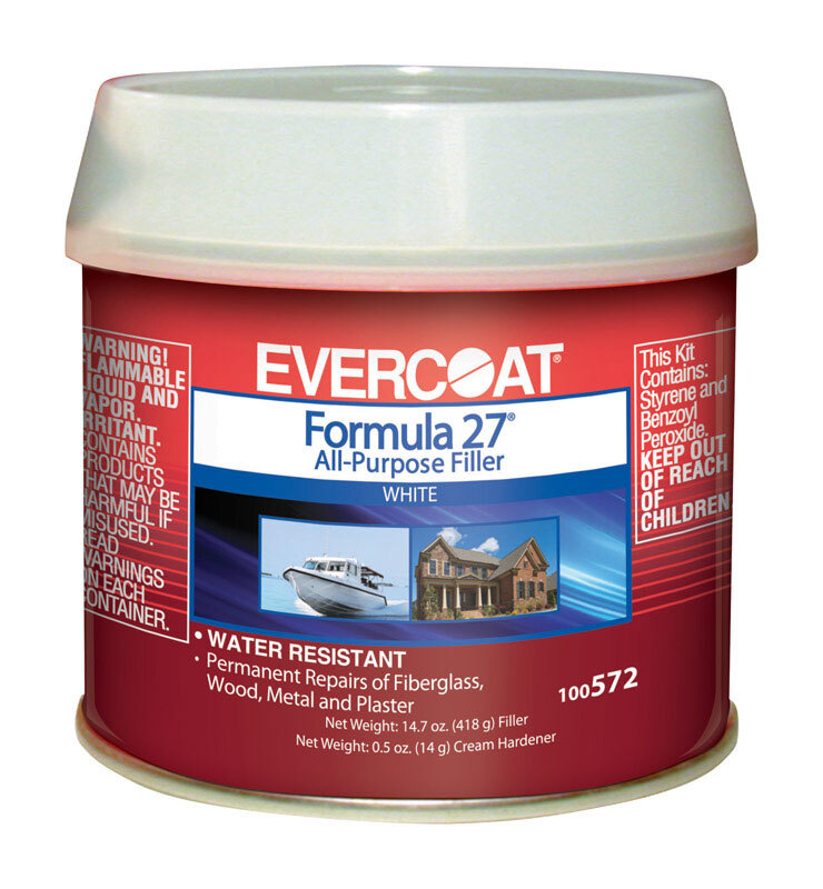 Evercoat 100572 Water Resistant Pint Formula 27 All Purpose Filler 0.5 PT / 7.6o