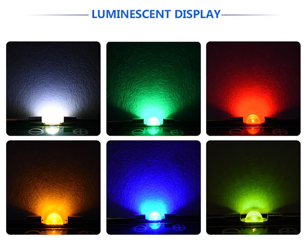 20PC Side SMD 1204 LED White Red Green Yellow Blue Light Emitting Diode SMT Lamp