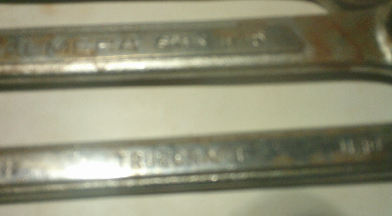 4 Vintage TRUECRAFT Combination Wrench 12pt Alloy Steel Palmera Spain 5/8 &11/16