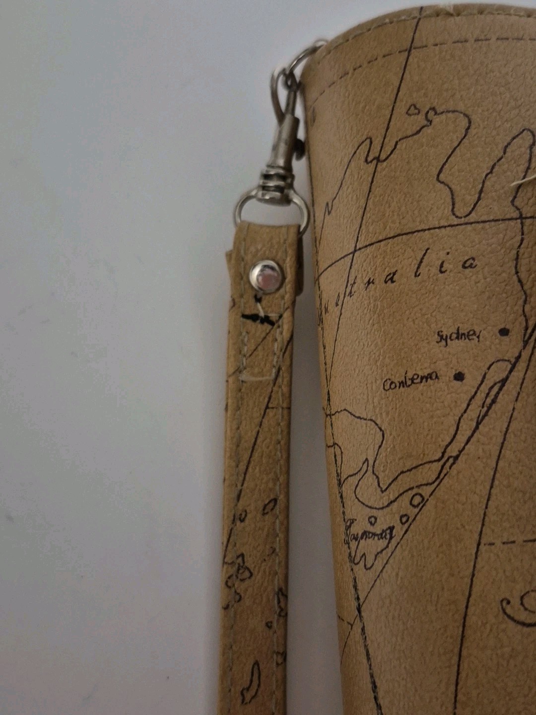 Vintage 1998-2001 Daily/Monthly 6 Ring Planner Attached Cell Phone Case 8″x6″