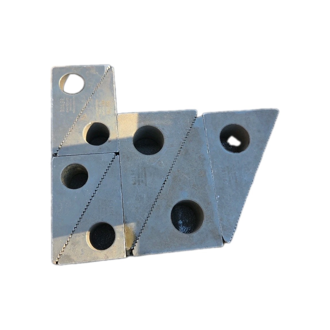 Qty:7 Northwestern USA Milling Machine Jig Bore Set Up Step Block Set 1-1/2 Wide