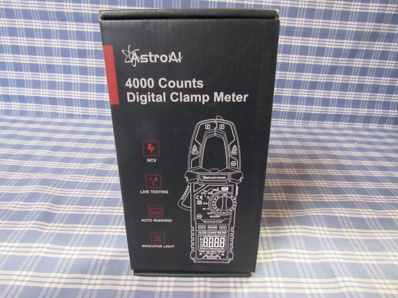 Astroai 4000 Counts Digital Clamp Multimeter (New Open Box) FREE SHIPPING