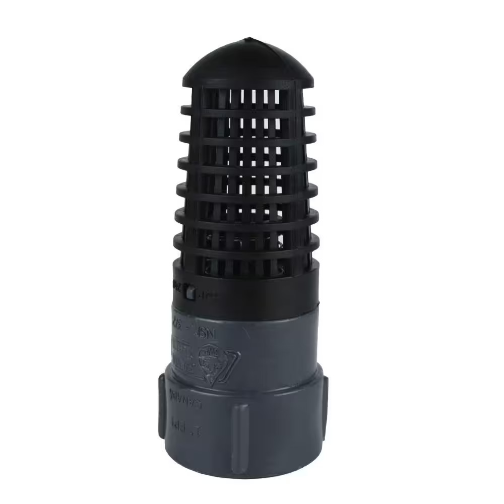 1 In. Plastic Foot Valve Works with jet and centrifugal pumps