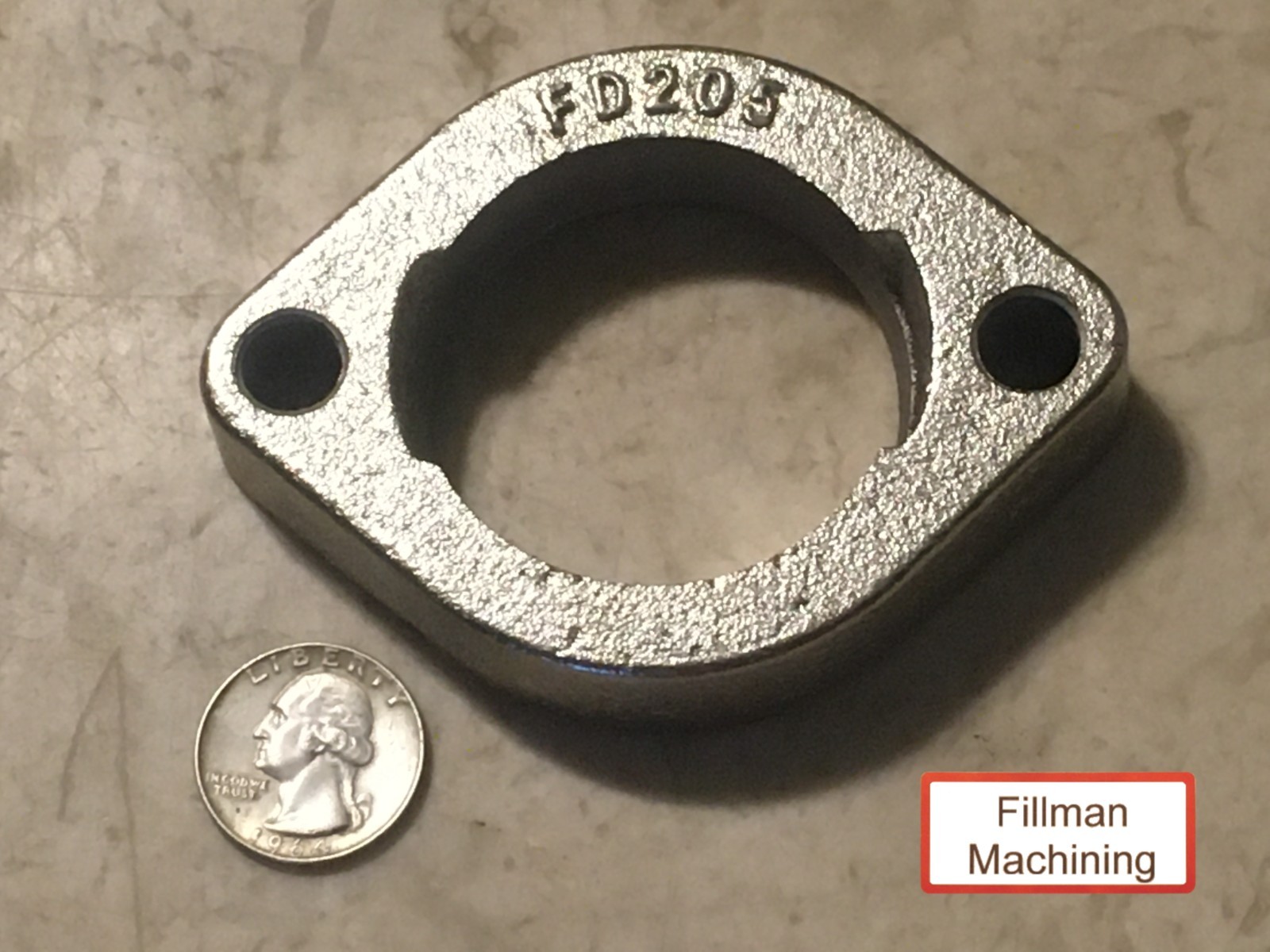 FD205 CAST HOUSING ONLY FOR 52MM SPHERICAL BEARING