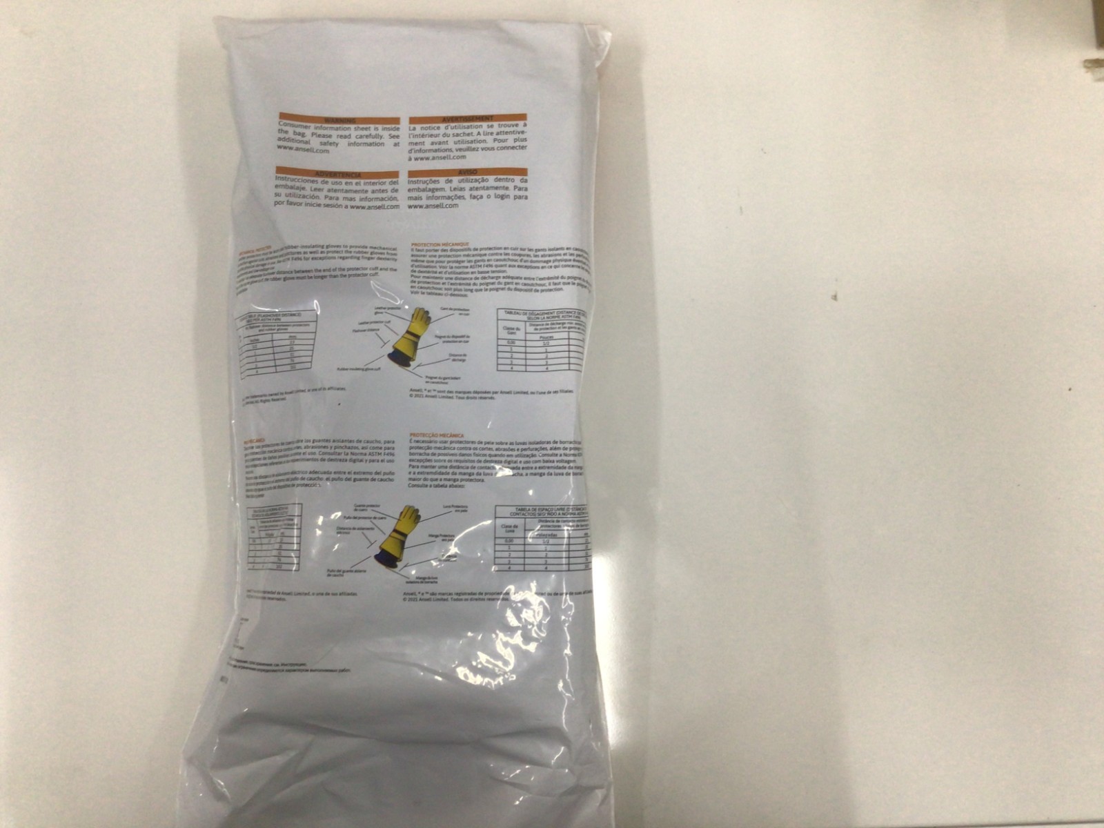 ACTIVARMR – CLASS 00 B 14. SIZE 12 Electrical Insulating Gloves 500V AC/750V DC