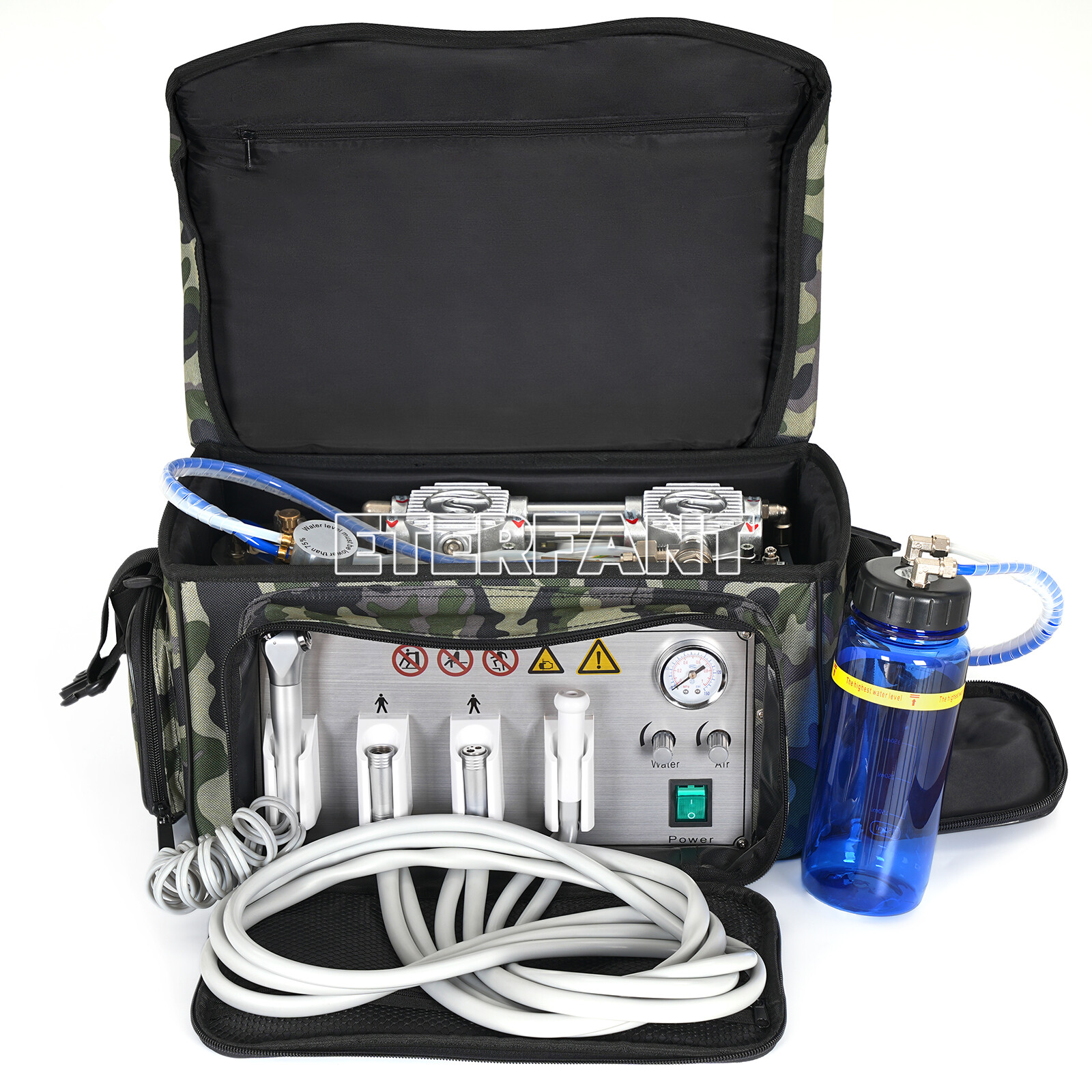 ETERFANT Dental Turbine Unit/Delivery Unit Air Compressor Suction System 4Hole