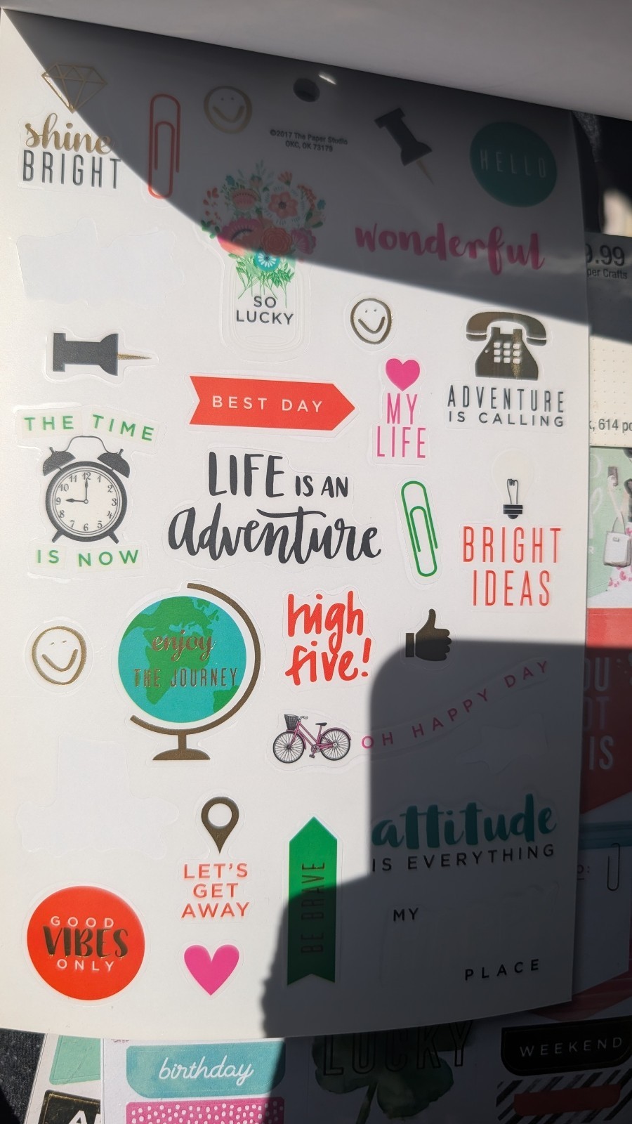 Agenda 52 Planner Sticker Books Lot Of 4 Slightly Used Fitness, Everyday Phrases