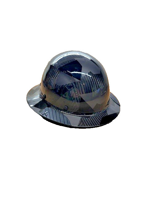 LIFT Safety HARD HAT, NEW! HDC-20CK BLACK CAMO Full Brim w/ Ratchet Suspension