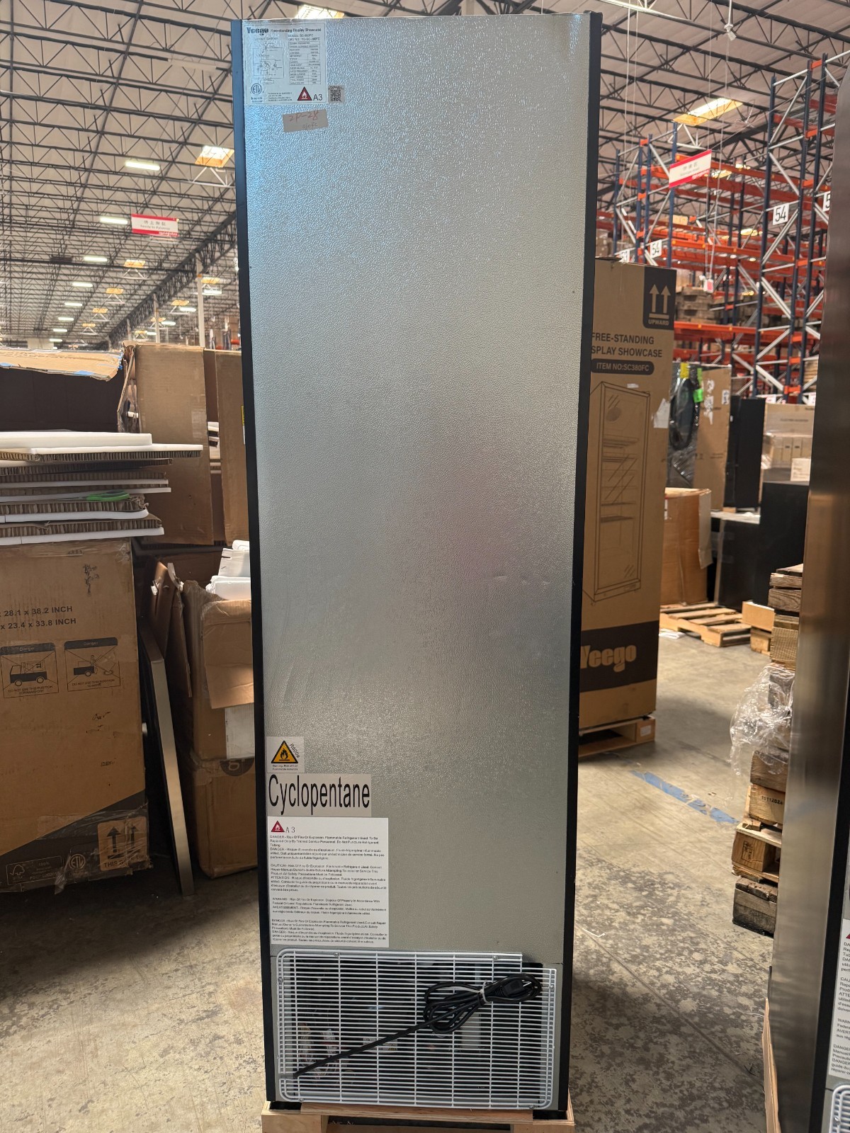 Yeego 22″ Width Commercial Display 12.36 Cu.ft Beverage Refrigerator Store