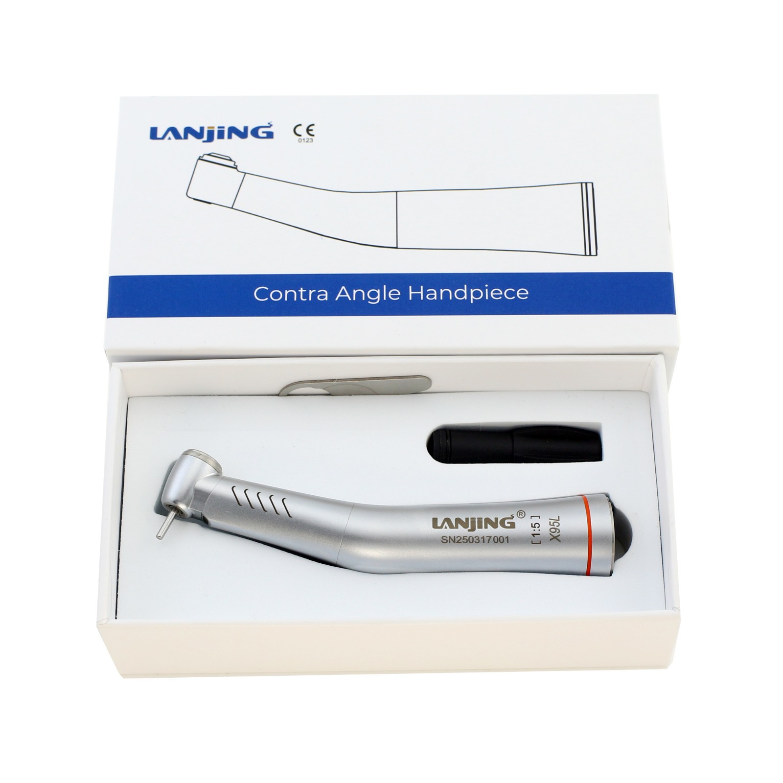 Dental Electric Handpiece 1:5 KaVo M25L Contra Angle LED High Speed NSK Bien Air