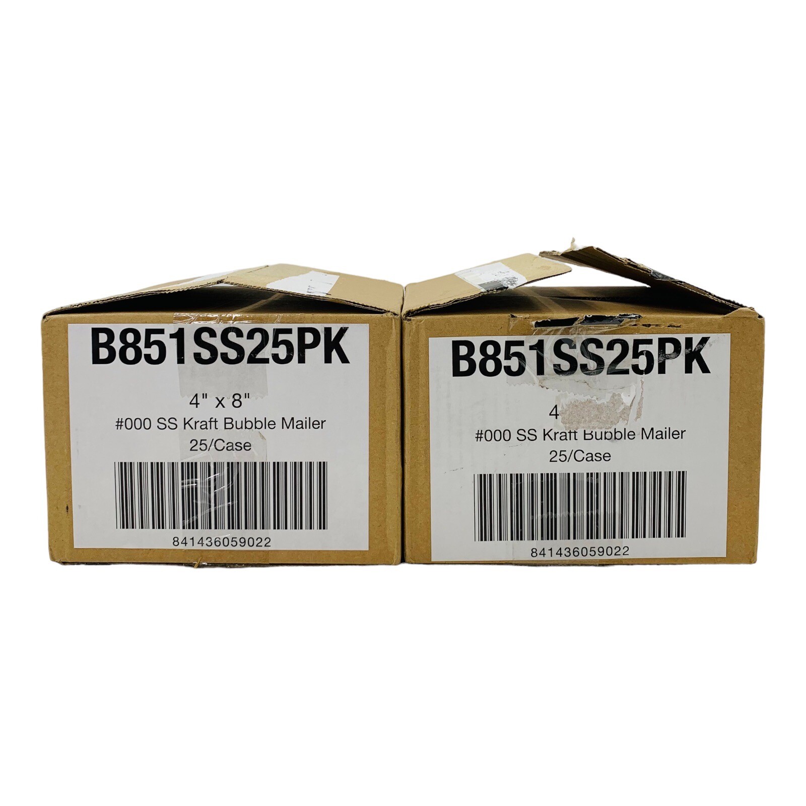 50 Count #000 Kraft Bubble Mailers Small Part Mailer 7″ x 4″ Inner Dimension