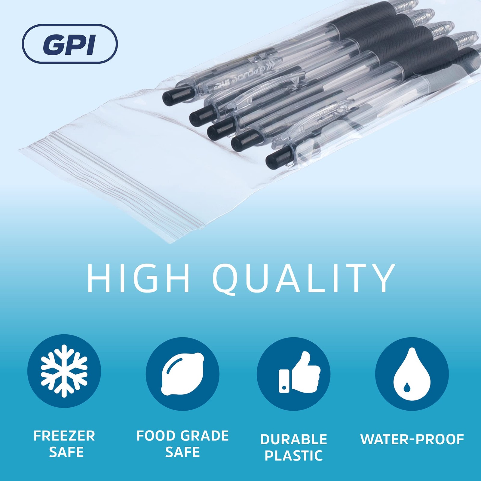 3″ x 8″ Long Zip Bags, 1000 Pack, Clear Plastic Reclosable Zip Baggies, 2 Mil…