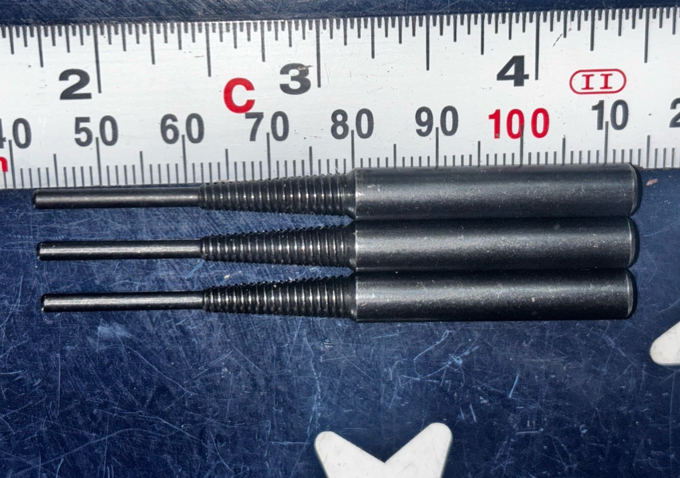 3X R&N #6-48 NS 2FL HS HSS TAP (S) TAPER 1253-1258 111155 3 Taps