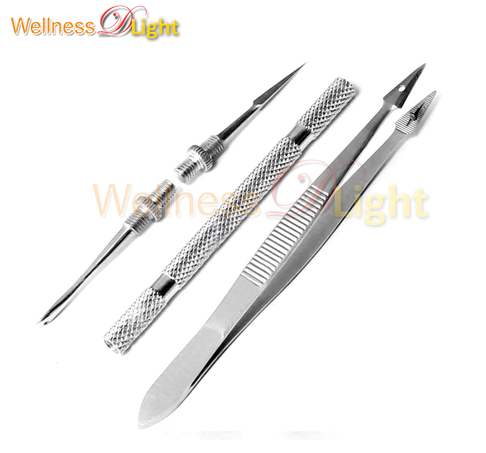 WDL Splinter Removal KIT with Splinter Forceps & LIBERATOR EMS Stainless Steel