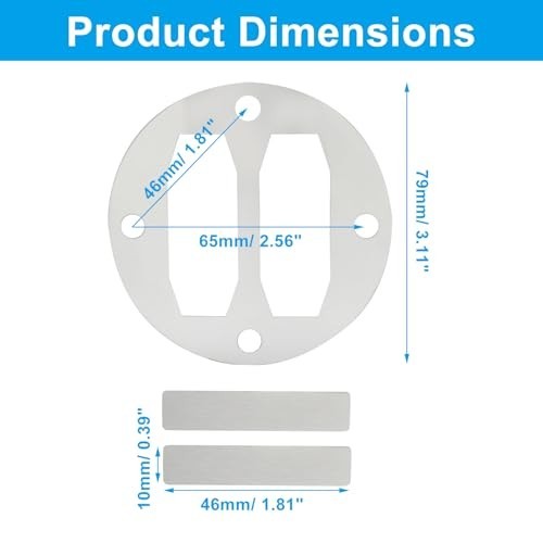 2 Sets Replacement Air Compressor Head Gasket Kit, Harbor Freight Central Pneuma