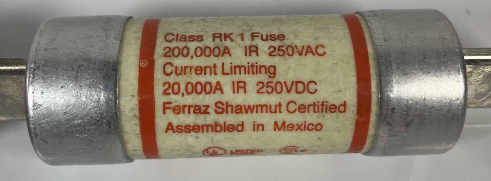 Ferraz Shawmut Amptrap A2K110R 250V AC Or Less 100 Amp