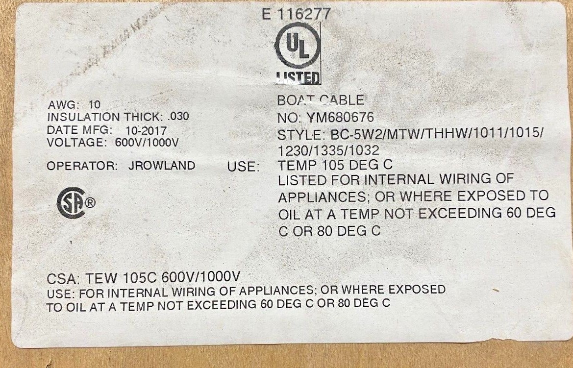 10 AWG HOOK UP WIRE (RED, GREEN, BLACK) , PVC (TC) 105/30