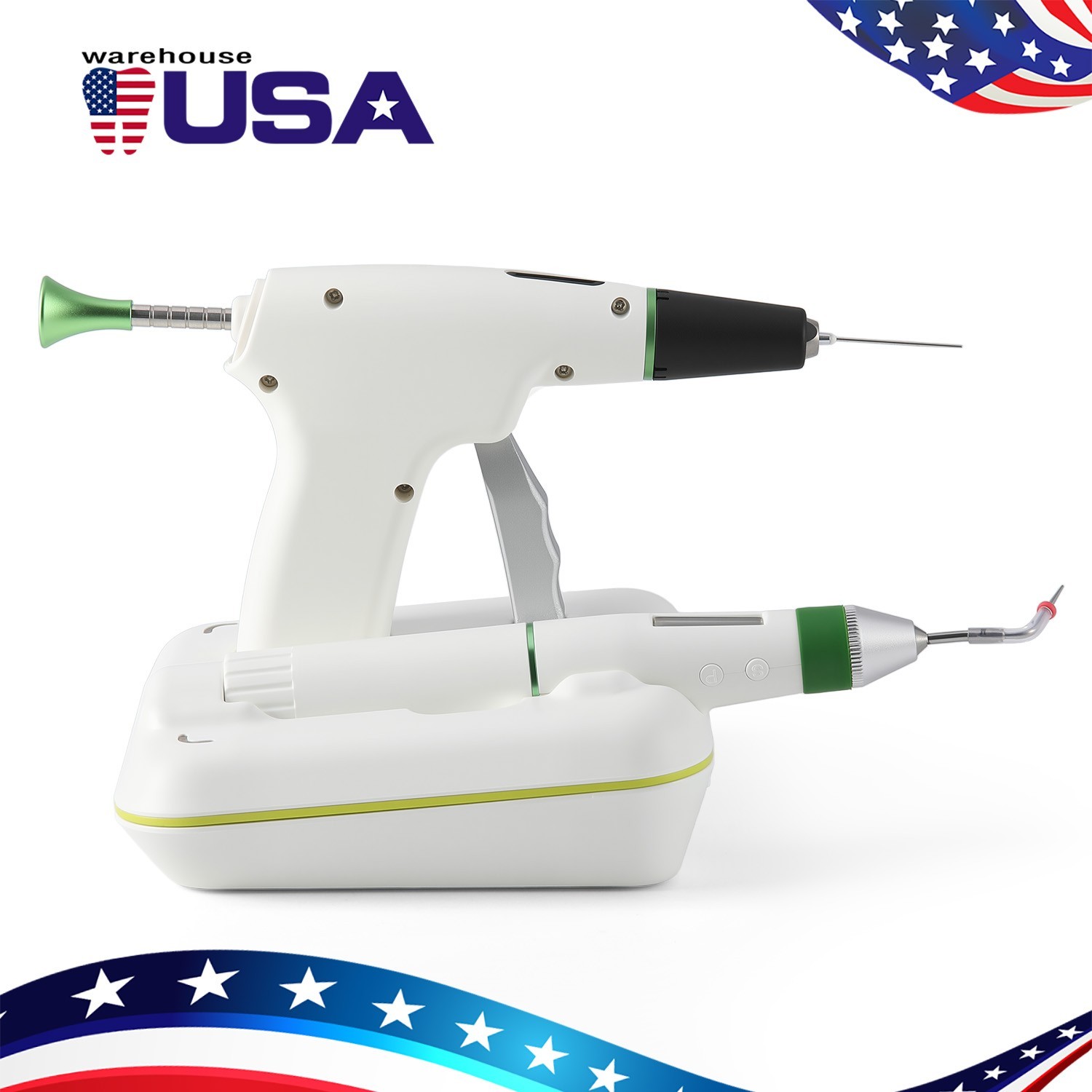 AZDENT Dental Endo Obturation System Cordless Gutta Percha Heated Gun & Pen