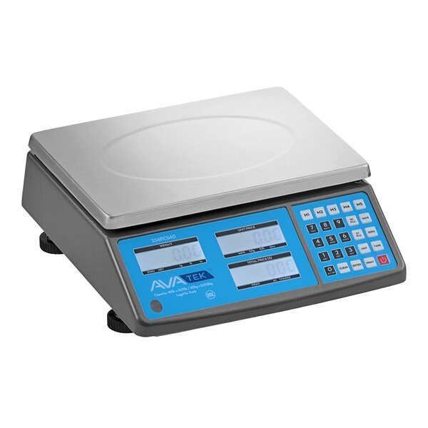 AvaTek PCS40 40 lb. Digital Price Computing Scale, Legal for Trade