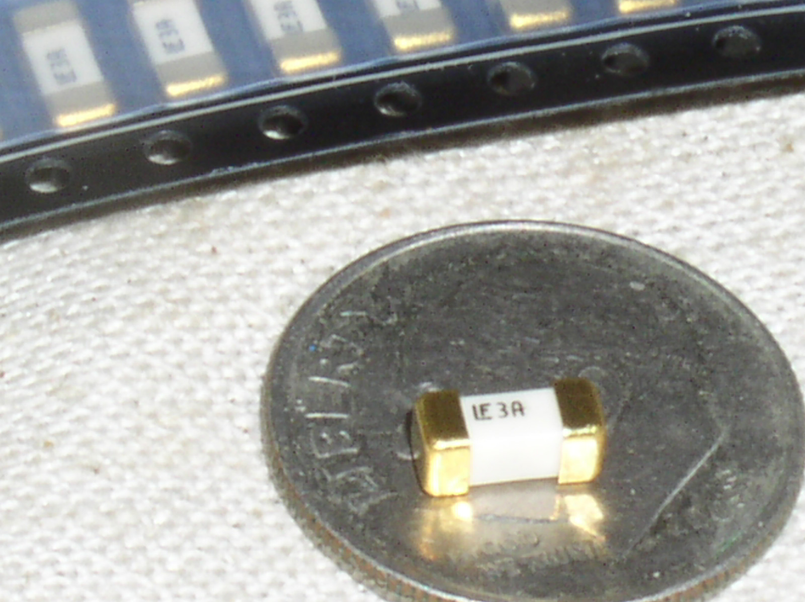 10 LITTELFUSE NANO2 451 GOLD 0451003.NRL 3A 3 A AMP 125V AC DC SMT SMD CHIP FUSE
