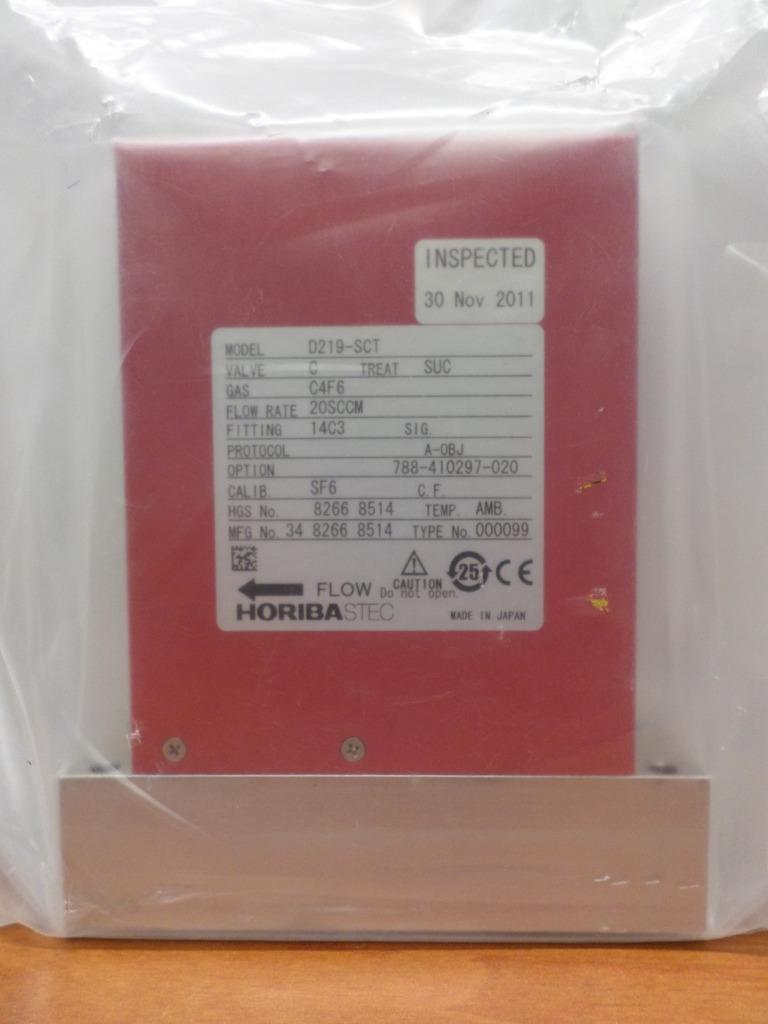 Horiba STEC D219-SCT Gas C4F6 20 SCCM Mass Flow Controller