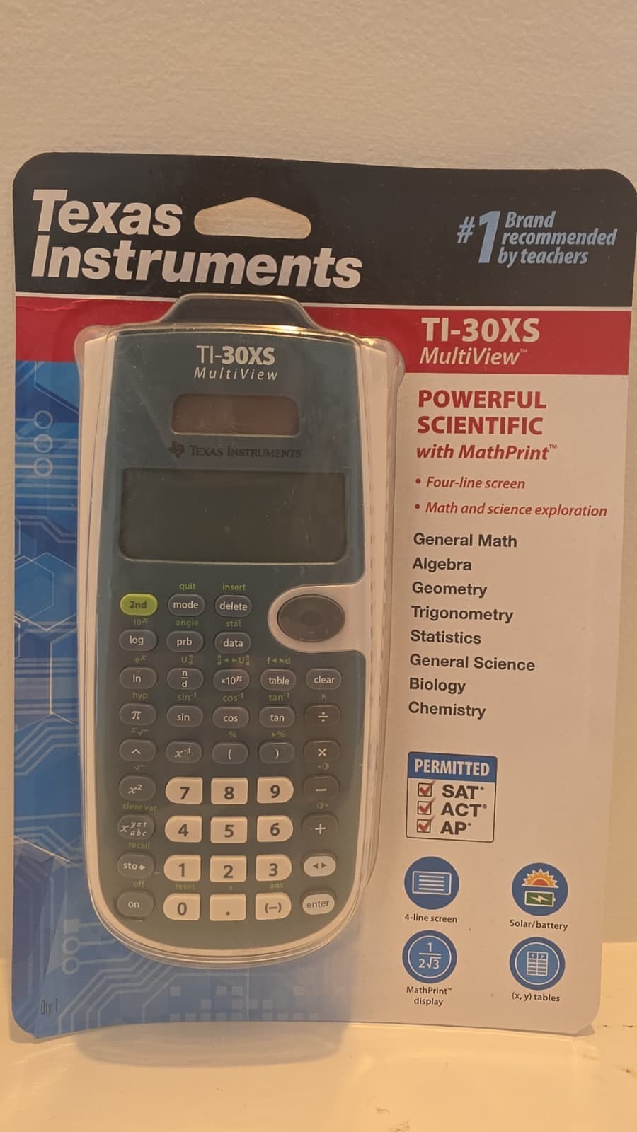 Texas Instruments TI-30XS MultiView Powerful Scientific Calculator