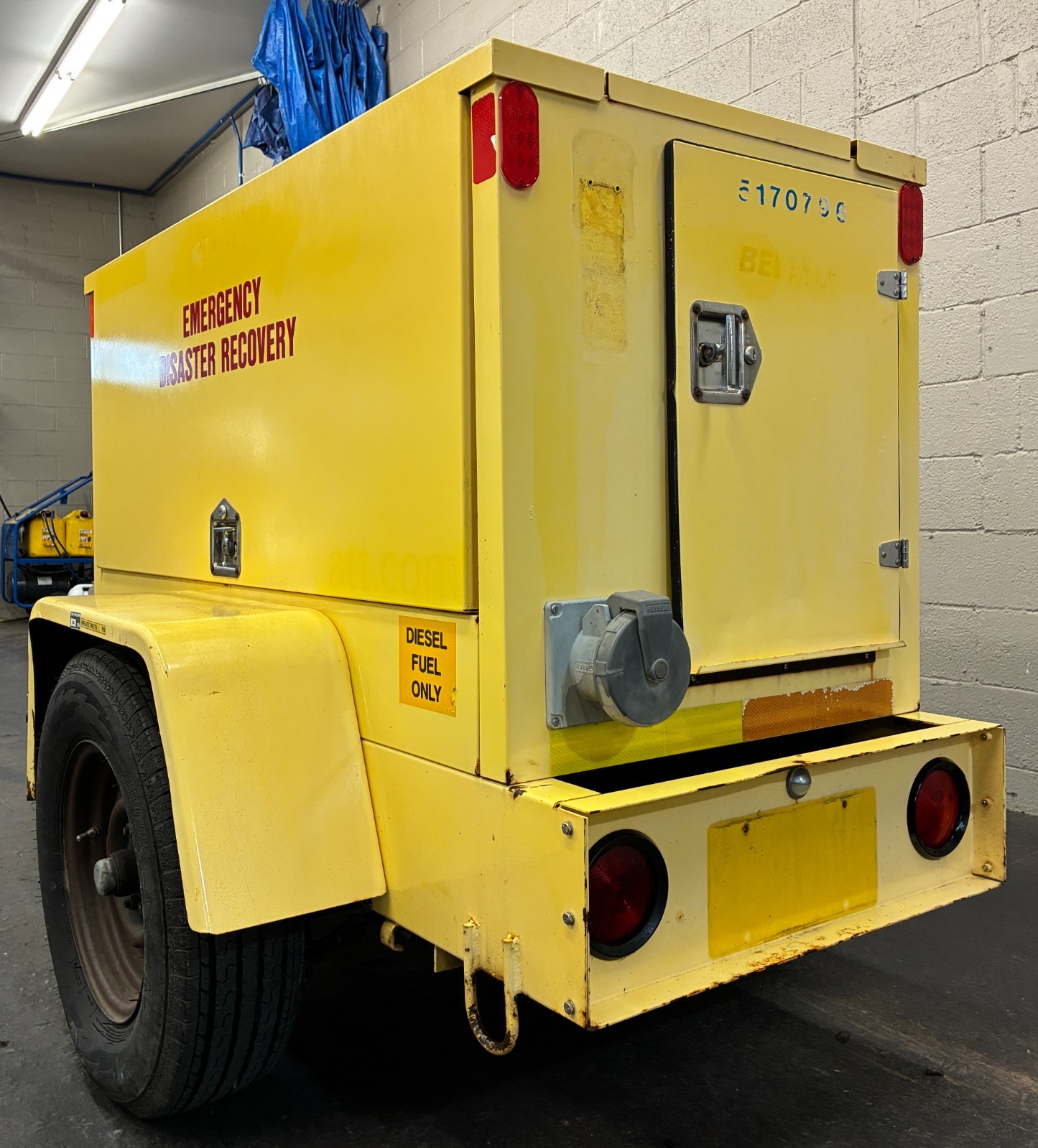 10KW Kohler Portable Diesel Generator, Kubota Diesel V1305, 120/240v 1P, WE SHIP